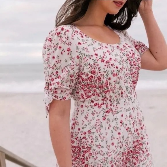 NWT Gal Meets Glam Brigitte Floral Maxi Dress Spring Summer Dress Sizes 8 and 10 - Picture 5 of 13